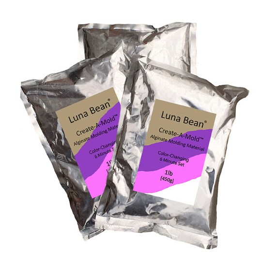 Step 1 Luna Bean ALGINATE Molding Powder Life Body Casting Etsy