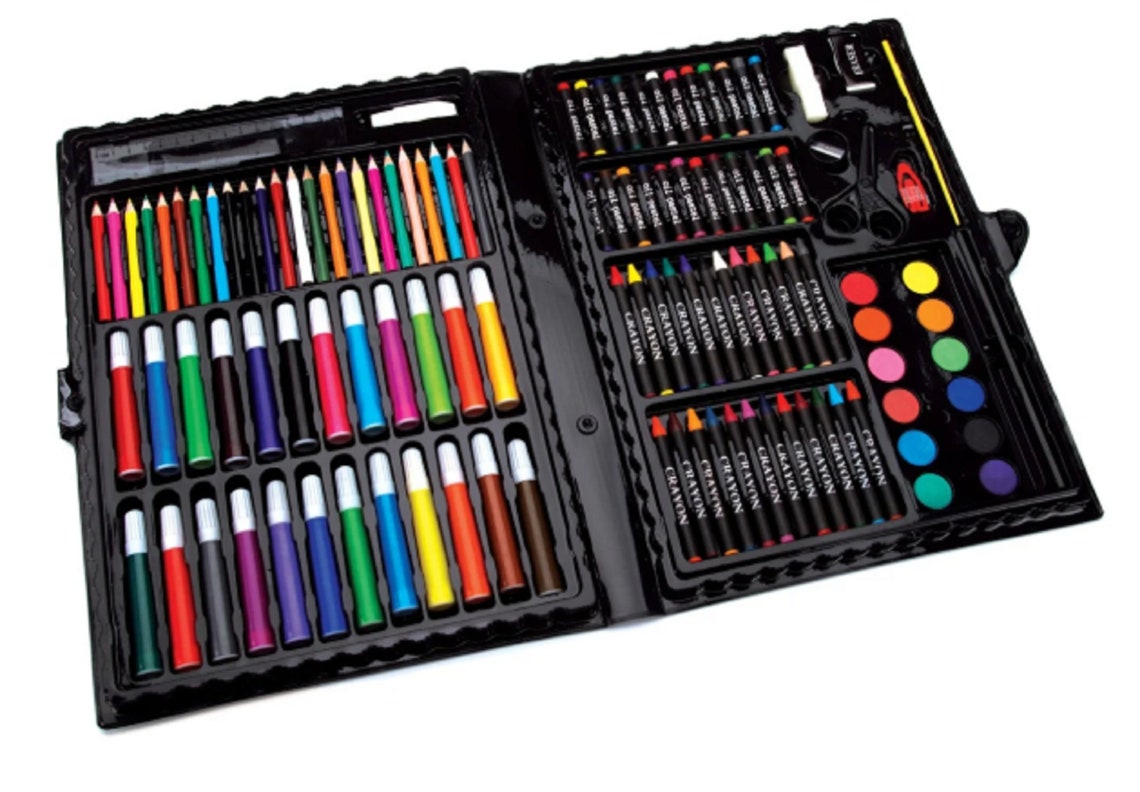 Artyfacts Deluxe Art Set for Kids with 120 Pieces mix of Etsy