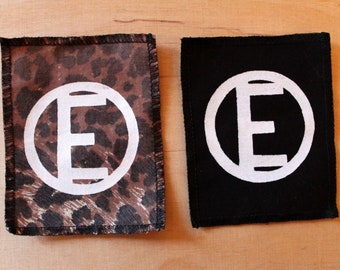 E for Equality - screen printed sew on patch