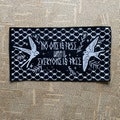 No one is free until everyone is free -screen printed sew on backpatch product logo