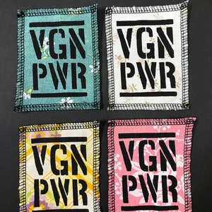 VGN PWR - écusson à coudre sérigraphié