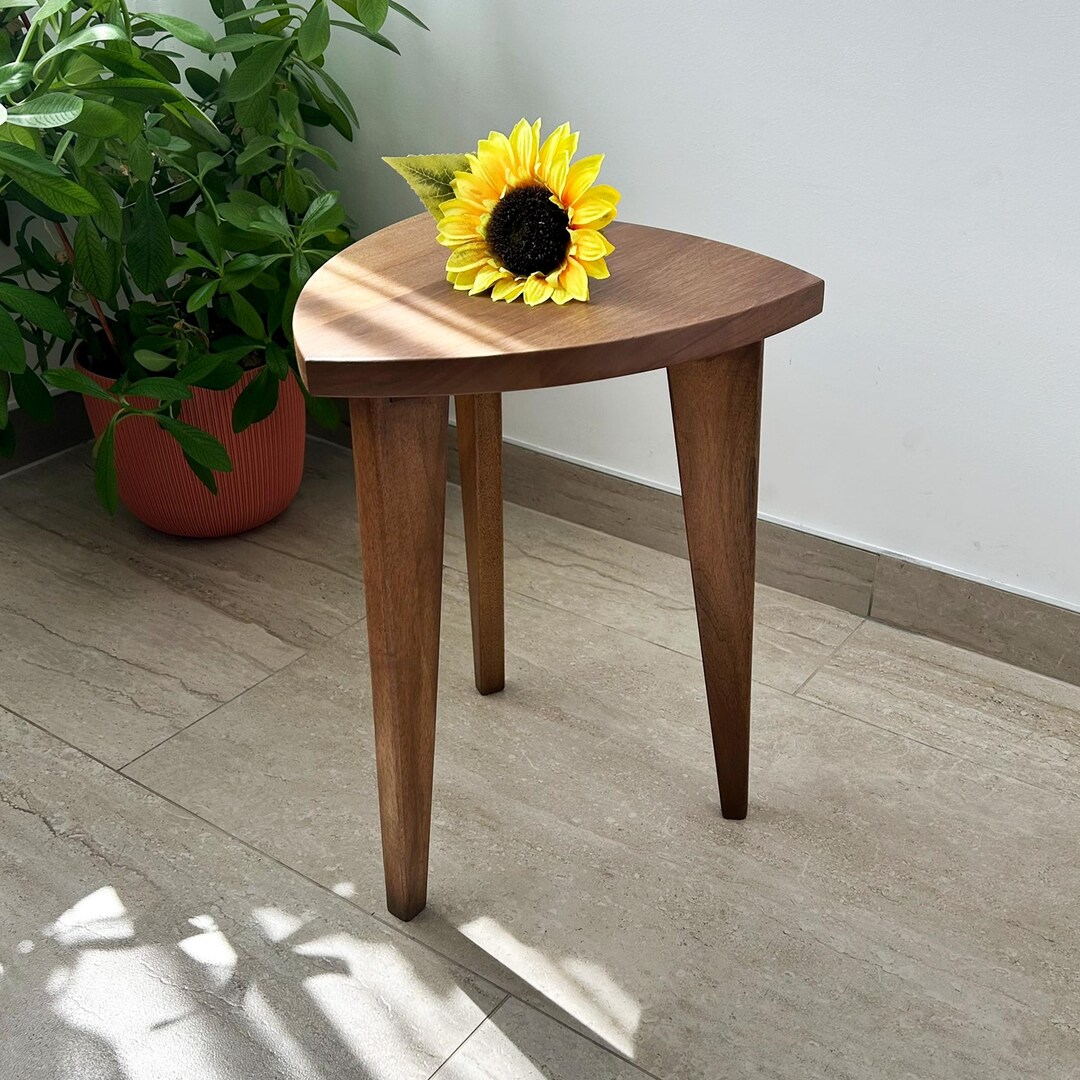 Kado Wooden Side Table – Minimalist Handcrafted Solid Wood Stool for ... - Minimalist Wooden Side Tables