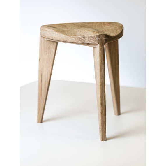Flat on sale wooden stool