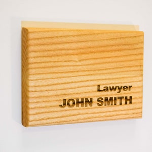 Wooden door sign front door custom personalized engraving in various sizes nameplate wood signs for office name plate free shipping