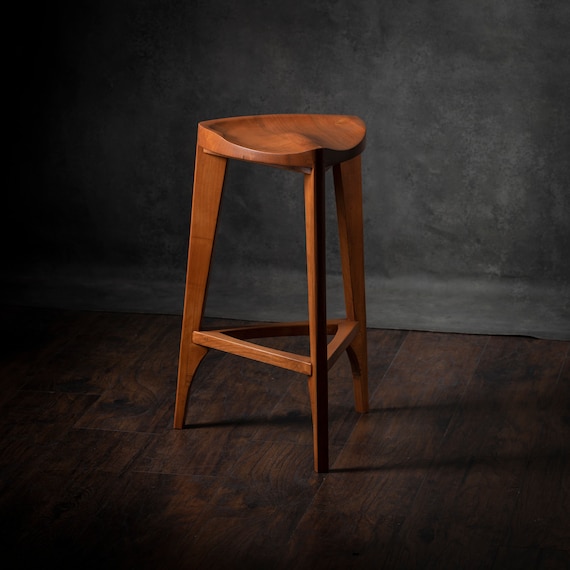 Cherry wood stools deals