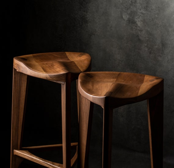 Carved wood bar stools outlet
