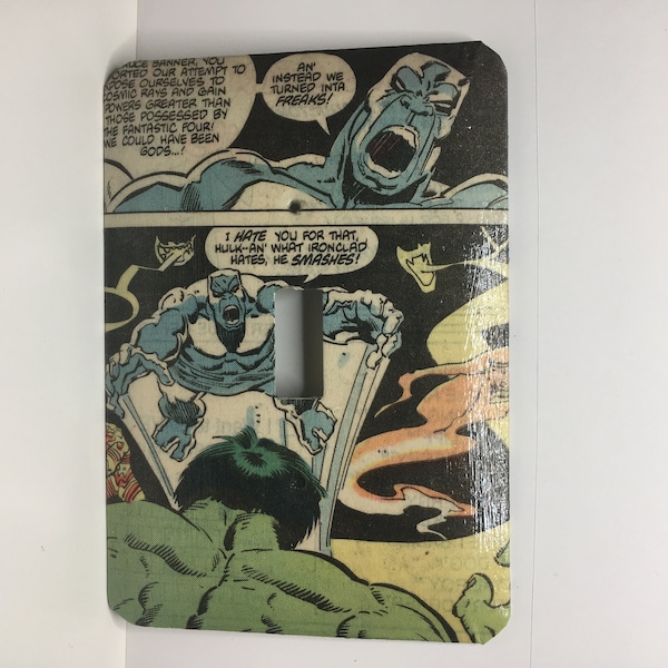 Incredible Hulk Single Switch Plate Cover