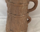 Vintage Pottery Double Handled Pitcher Jug - Histonia Pottery - Moira Pottery Stoneware - Histonia England Pottery - Water Pitcher