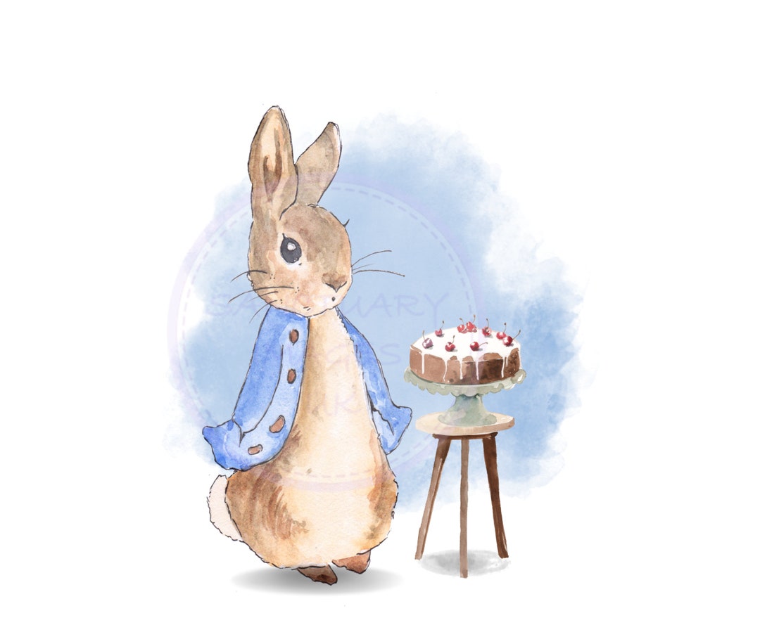 Peter Rabbit, Flopsy Bunny PNG, Animal Sublimation Design, Flopsy PNG ...