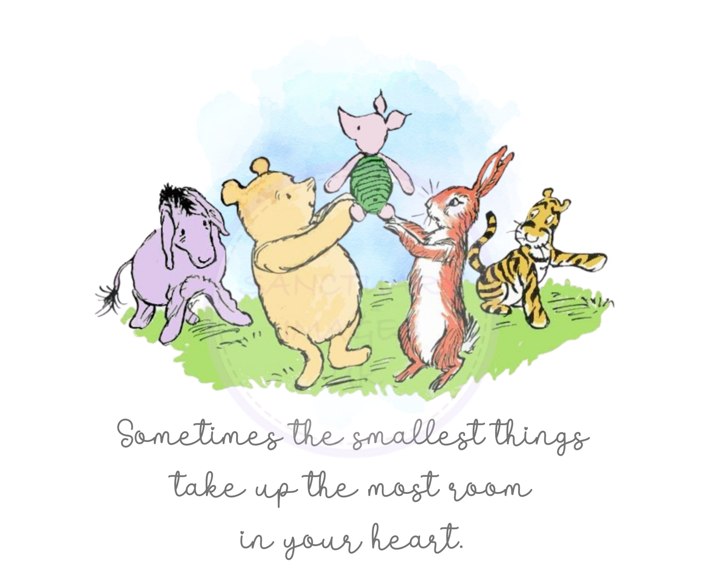 Classic Winnie the Pooh PNG Pooh Sublimation Design Winnie Etsy