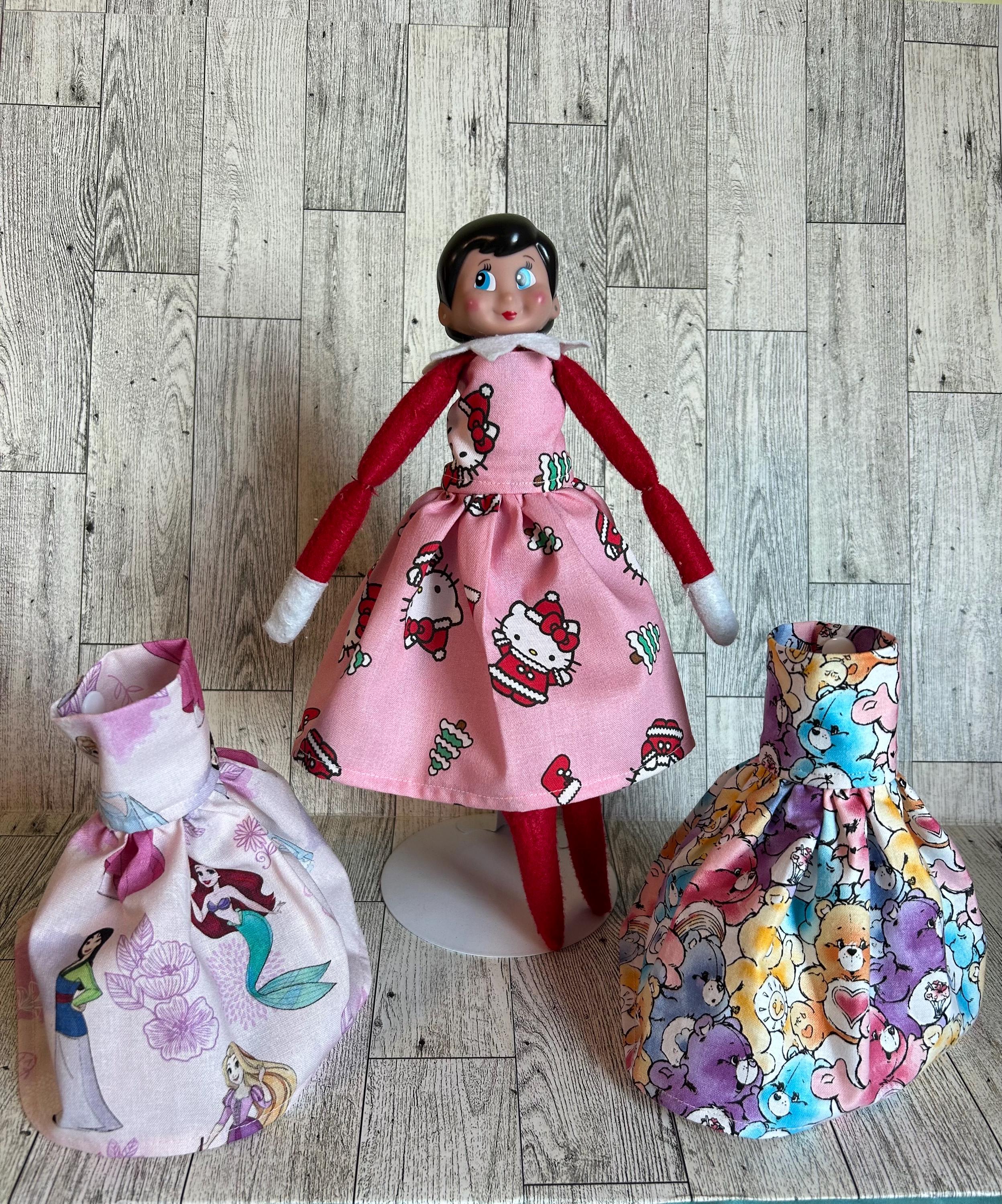 open lace back dress The Elf on the Shelf Claus Couture Party Dresses: Sugar Plum, Pastel  Princess, Glitz Gold Dress