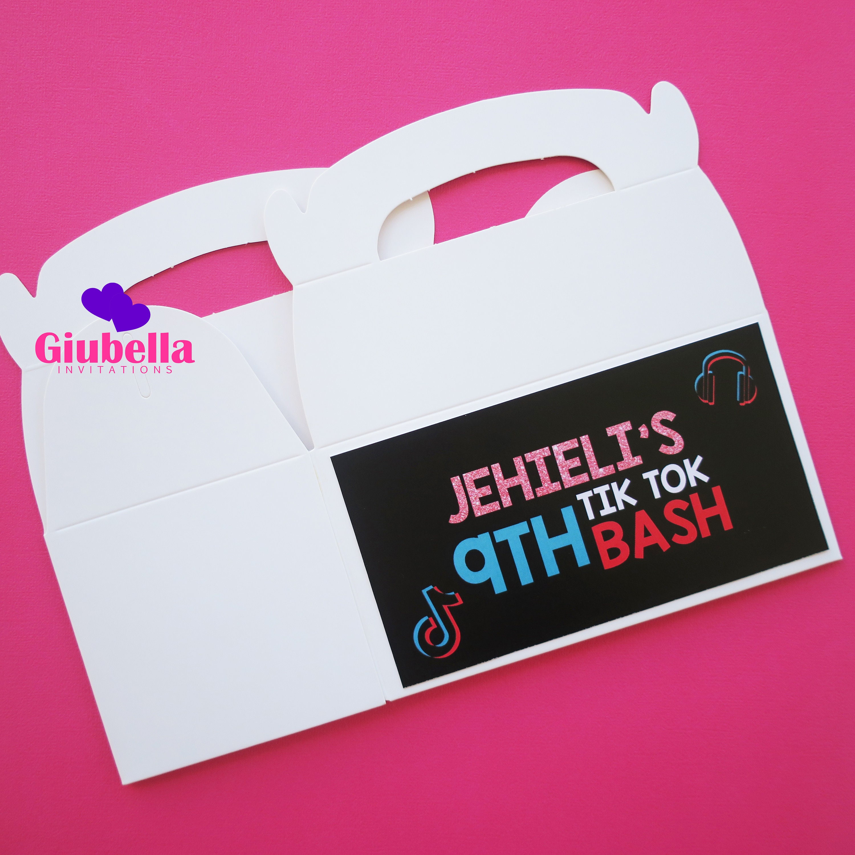 Birthday Favor Box Custom / Personalized Etsy