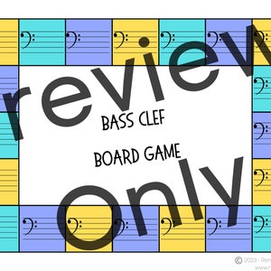 Bass Clef Board Game