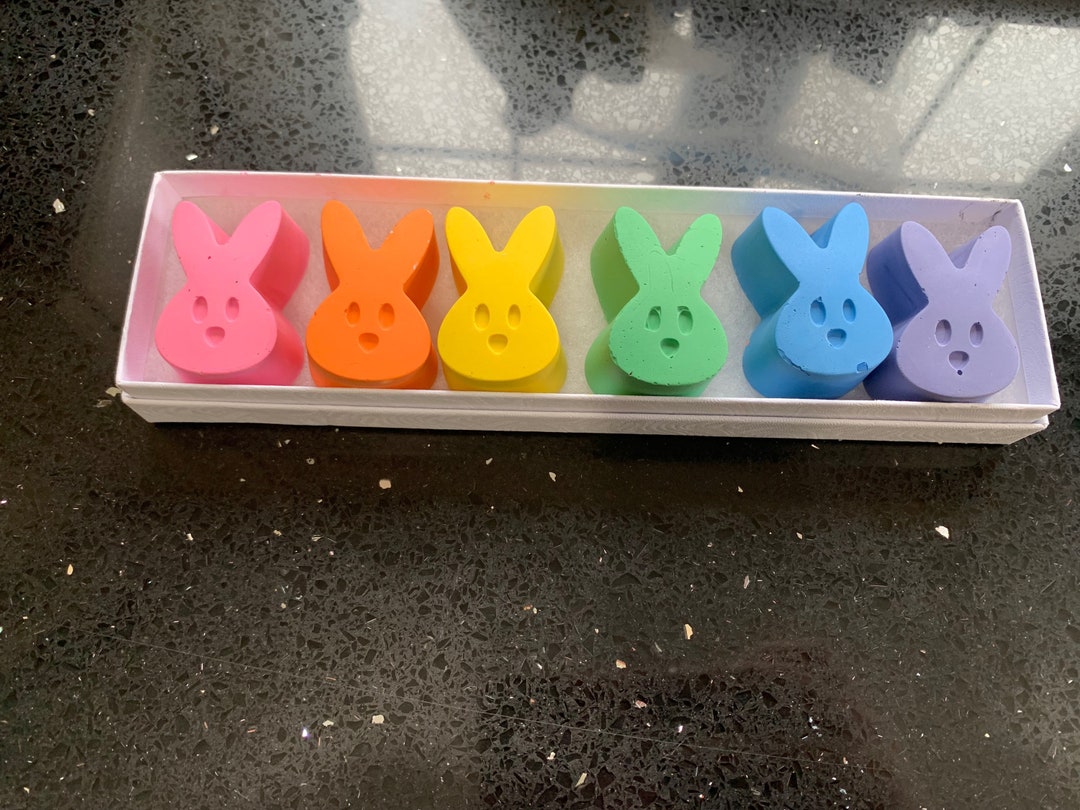 Easter Bunny Crayons Etsy