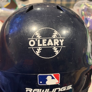 Baseball helmet sticker/ softball helmet sticker
