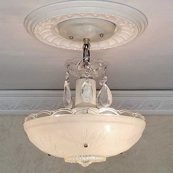 Antique Light Fixture Etsy