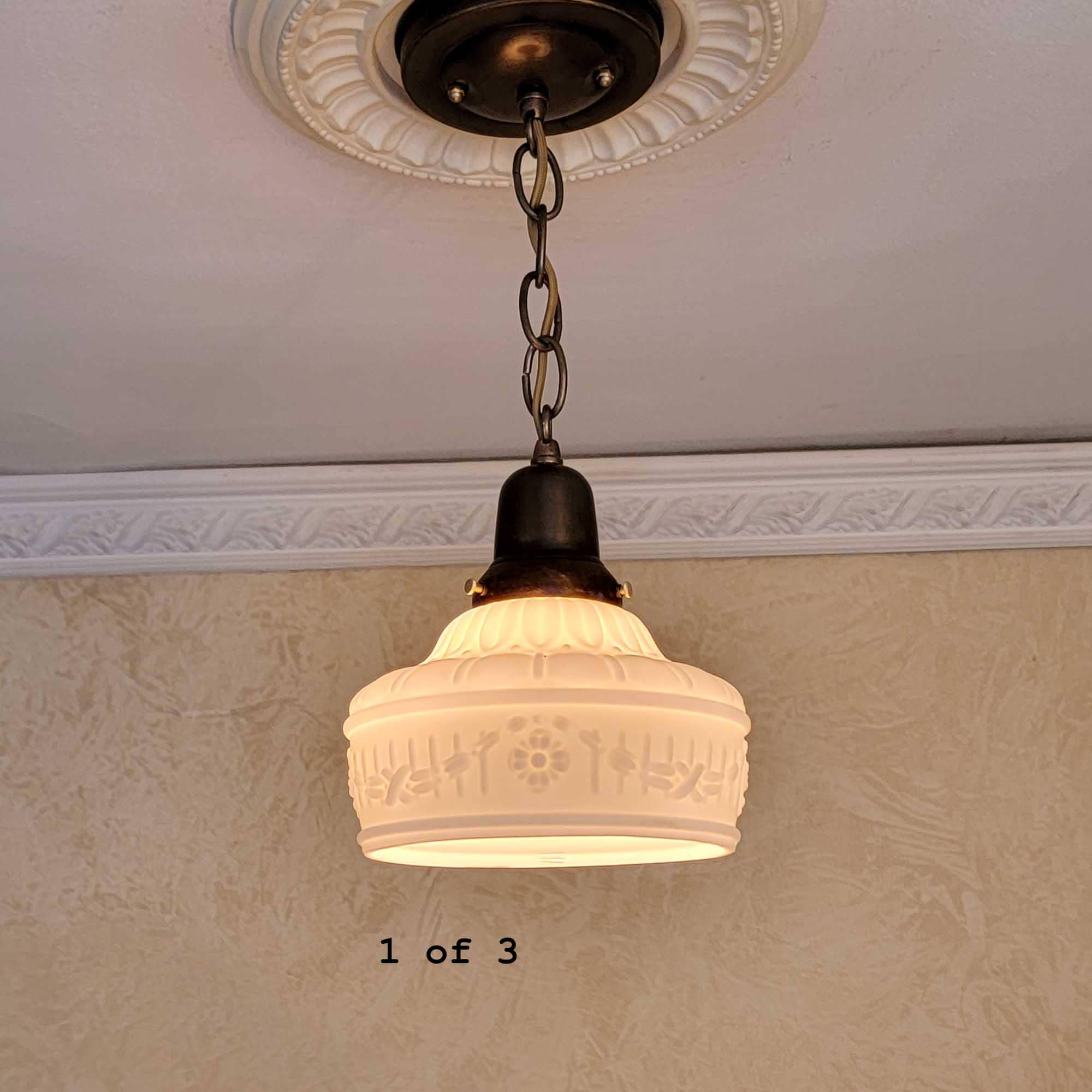 USA 1930s　ランプ　ライト　照明　レトロ　アンティーク Vintage 1930s Ceiling Light Fixture - Etsy