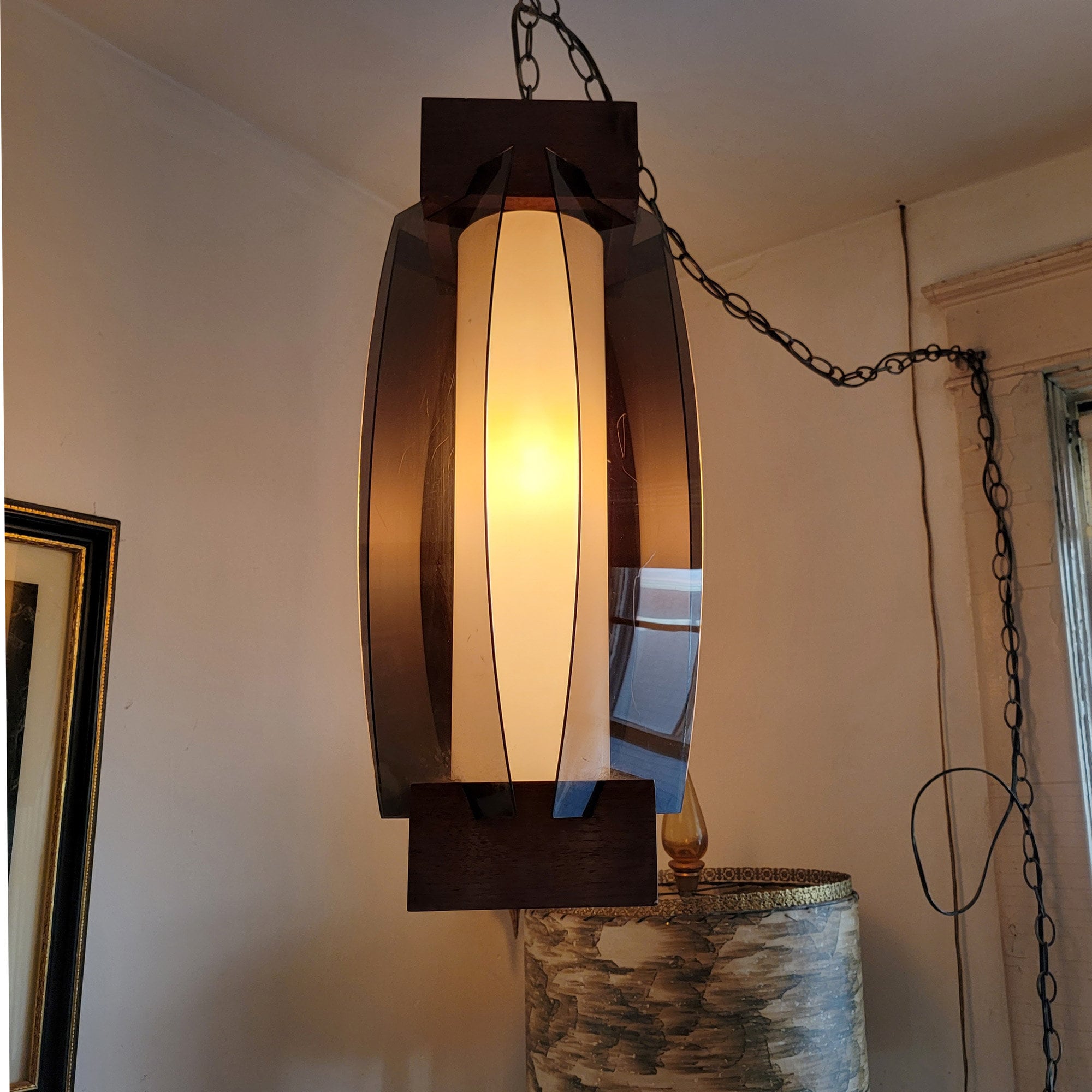 317c Vintage 1970's 60's Mid-century Modern Ceiling Light 317c Vintage 1970's 60's Mid-century Modern Ceiling Light