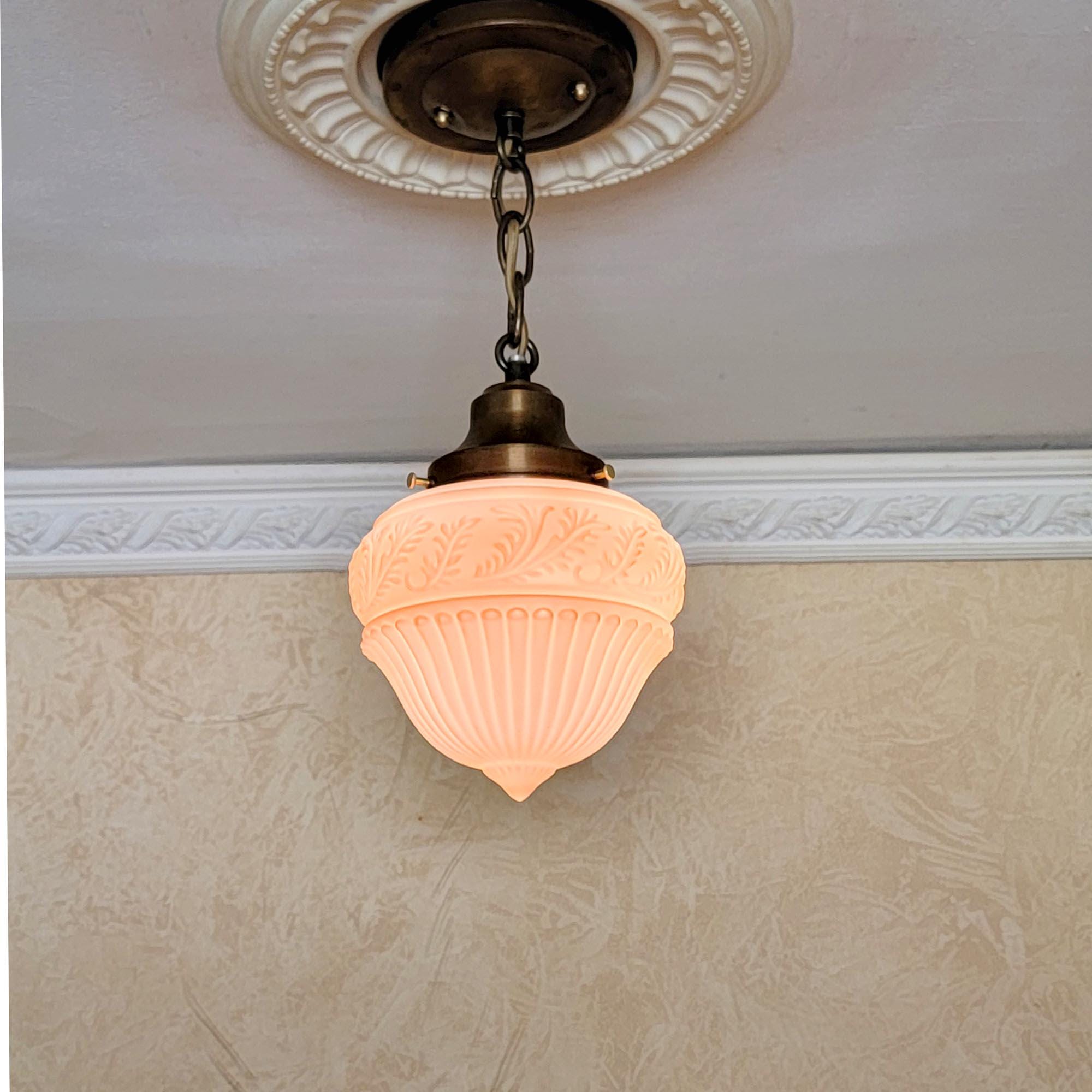 Vintage Glass Ceiling Light Globes - Etsy