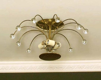 ビッグ割引 60s 50s 174a Vintage Atomic Fixture Lamp Light Ceiling 家具