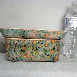 Ceramic Rectangle Violet Pot