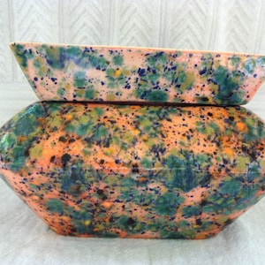 Ceramic Square Violet Pot