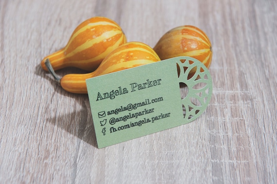 Art rounded business card template (svg, dxf, ai, eps, png ) cutting file, digital download