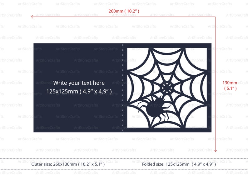 Download Spider Web Halloween Invitation svg dxf ai eps png | Etsy