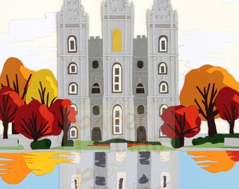 Fall Salt Lake City temple digital download The Church of Jesus Christ of Latter Day Saints