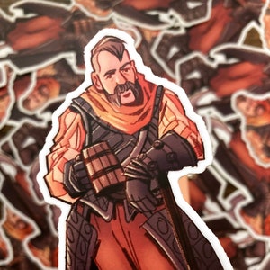 Horizon Zero Dawn Forbidden West Erend Vanguardsman Oseram vinyl sticker