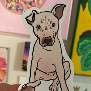 Custom Pet Sticker | Turn Your Pet Into a Sticker | Custom Pet Illustration Gift