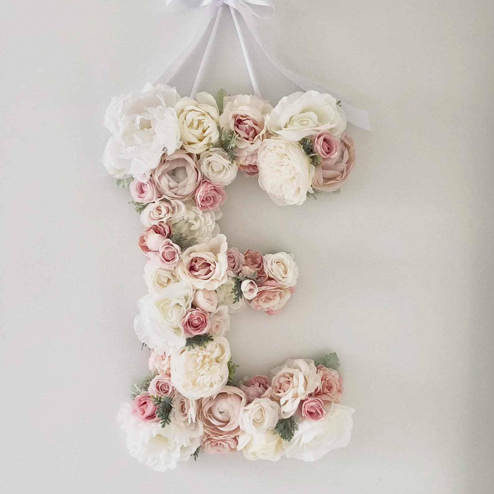 Flower Letter Nursery, Floral letter, Alphabet, Initial, Monogram for Baby Nursery, Wedding Decor, nursery decor