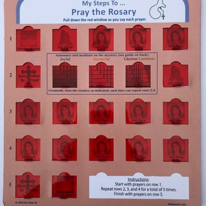 Pack of 3: Mass Guide, Rosary, and Confession, mass bag, mass set, kids quiet bag at church, kids guide to mass, prayer, confession, toddler image 5