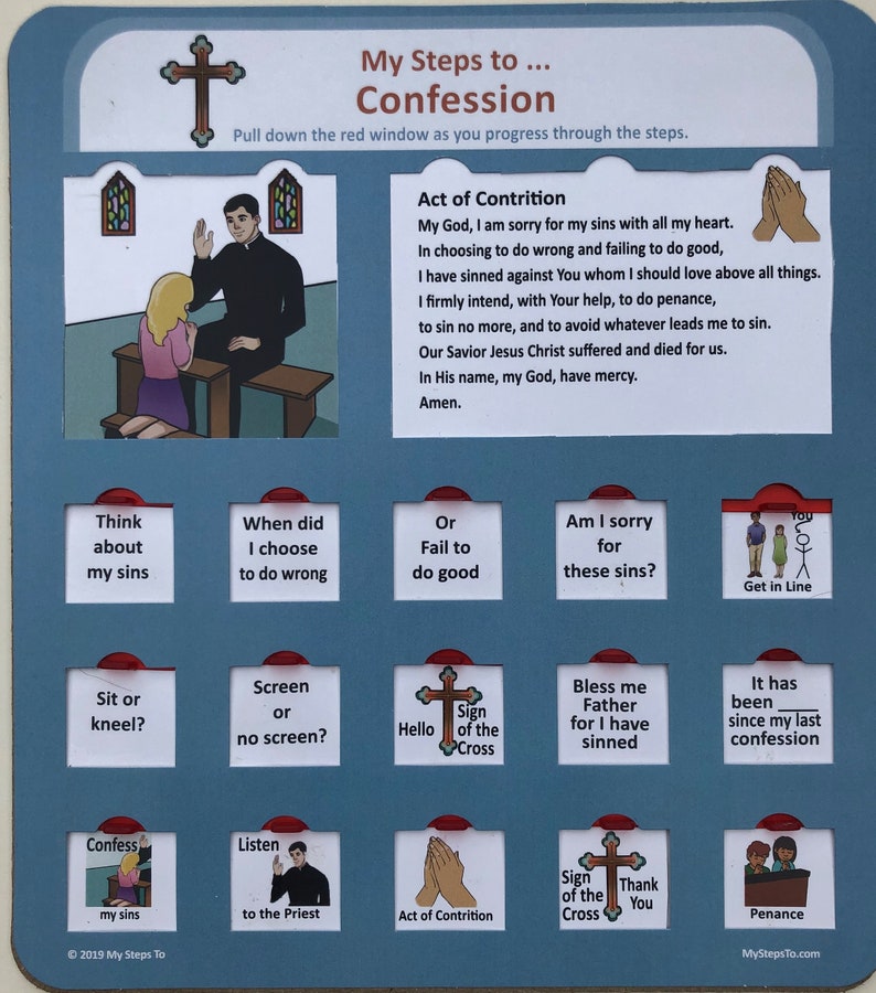 Printable Confession Guide For Children Printable Confession Guide For Children