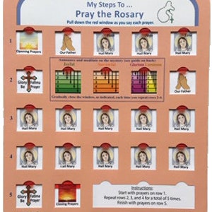 Pack of 3: Mass Guide, Rosary, and Confession, mass bag, mass set, kids quiet bag at church, kids guide to mass, prayer, confession, toddler image 4