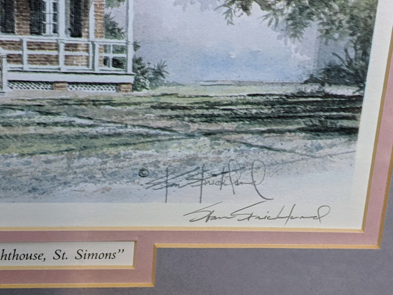 Stan Strickland Limited Edition Lithograph Museum Coastal History /& Lighthouse #470750