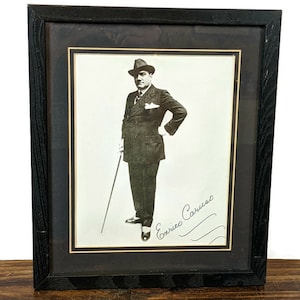 Enrico Caruso Vintage Foto Tenor Opera Singer