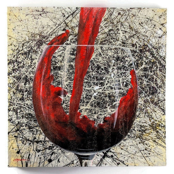 Wine Glass Painting Etsy