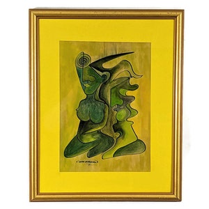 Jose Enrique Guerrero Abstract Figural Painting