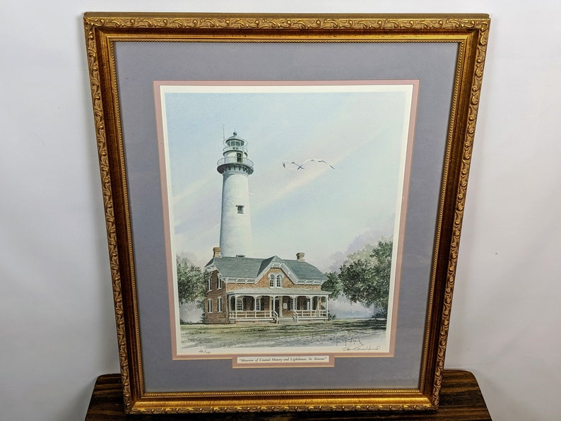 Stan Strickland Limited Edition Lithograph Museum Coastal Etsy
