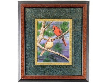 Steve Leonardi Limited Edition Framed Lithograph of Cardinals #53/500