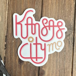 Kansas City Missouri Sticker / KCMO / Kansas City Vinyl Sticker