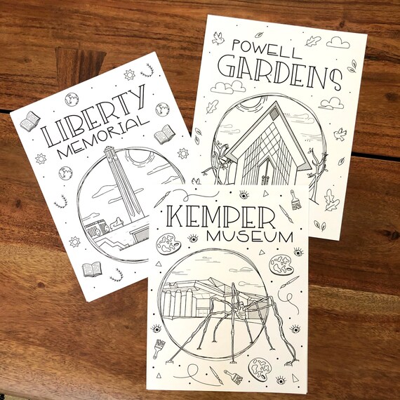Kansas City Coloring Book / Imprimible PDF Descargar / Sitios | Etsy