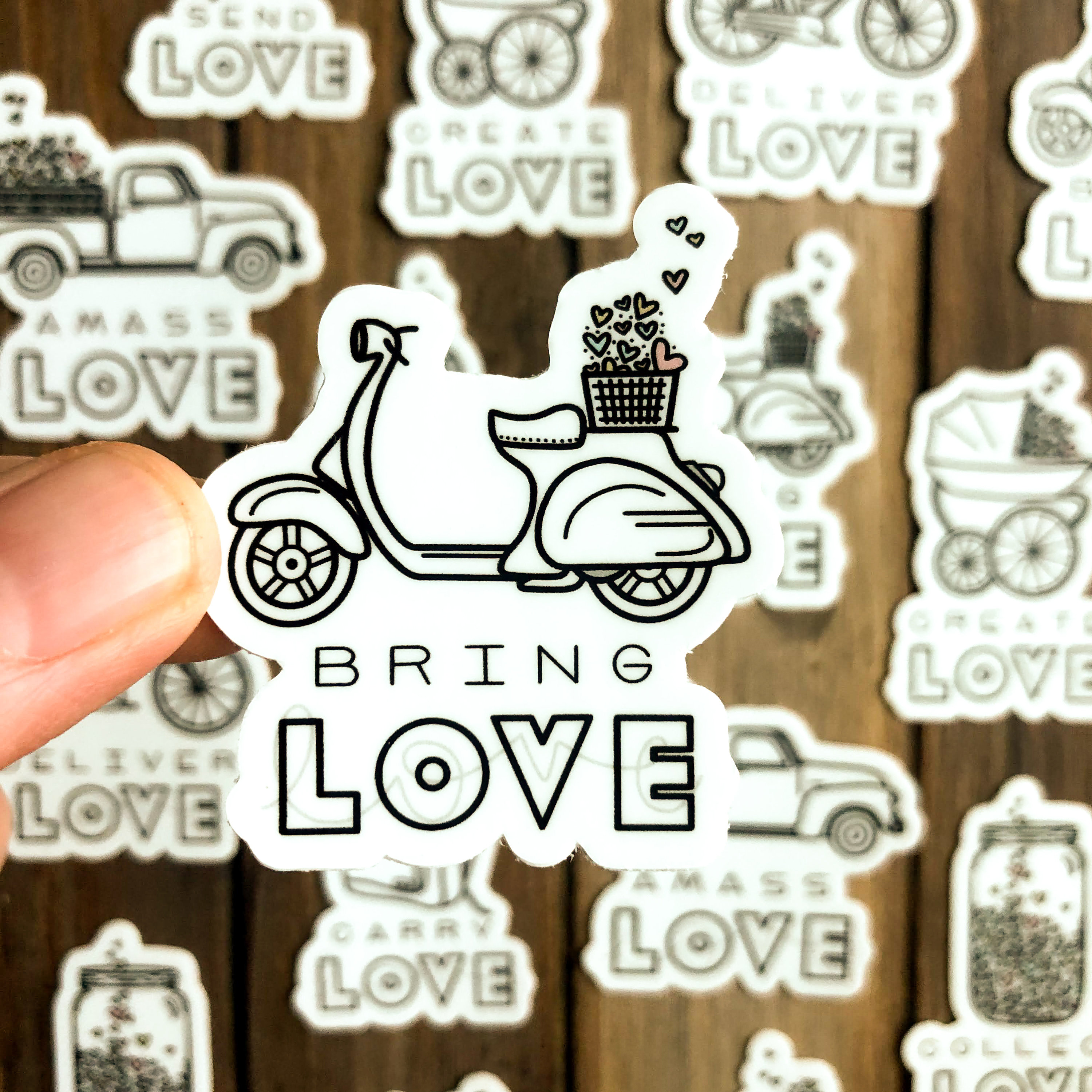 Spread Love Sticker Series / Mini Vinyl Stickers / Laptop | Etsy