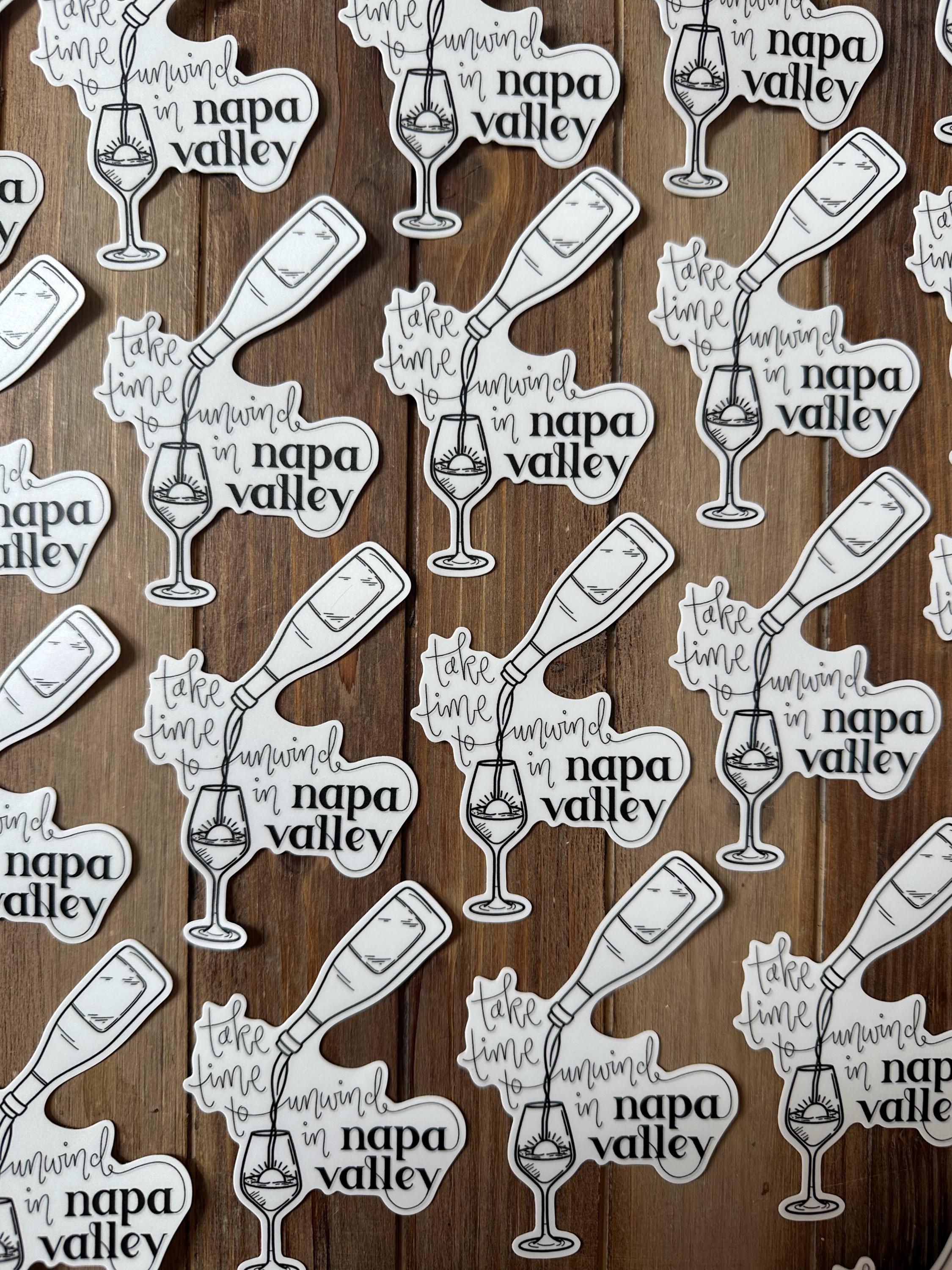 Local Wine Sticker Napa Valley Sticker / Wine Region / Winery - Etsy
