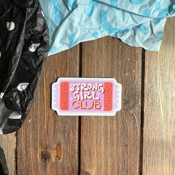 Strong Girl Club / Muscle Mommy Sticker / Vinyl Sticker
