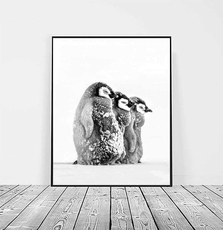 Pinguine Druck digitaler Download druckbare Kunst Pinguin | Etsy