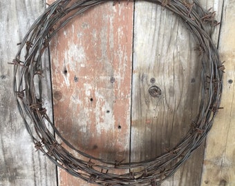 Barbed Wire Wreath