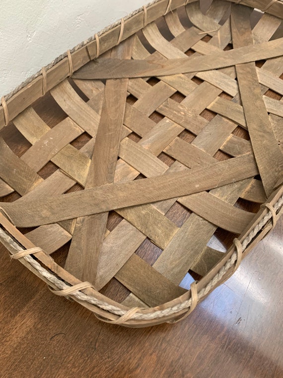 Vintage Tobacco Basket Etsy