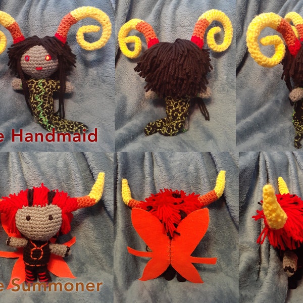 Trolls ancestros de Homestuck de ganchillo
